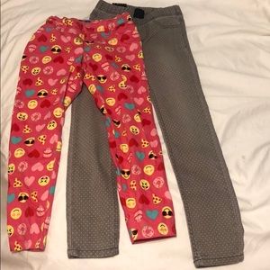 Set of 2 Fun Girls Jeggings